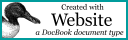 
					Visit The Docbook Website Project 
				